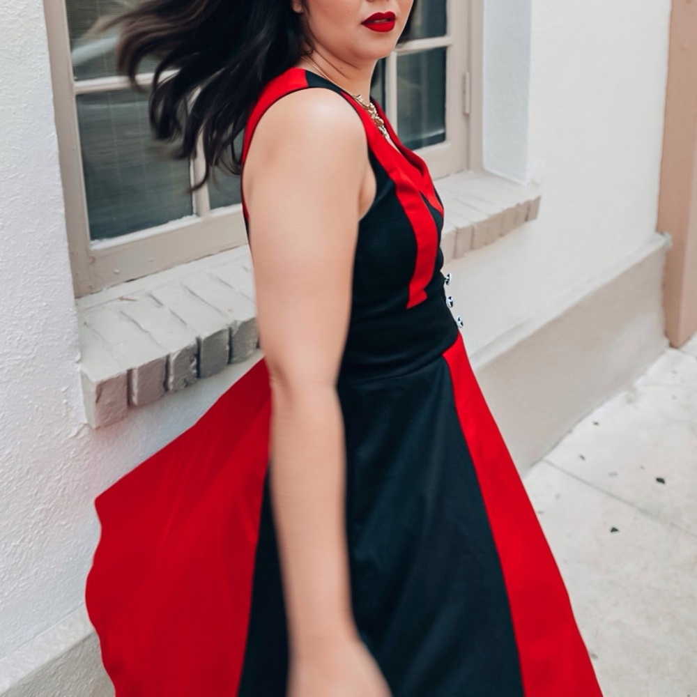 Her Universe Marvel WandaVision Scarlet Witch Dress - Picture 3 of 7